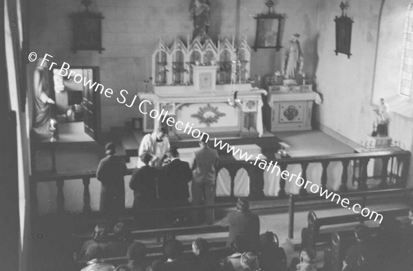 WEDDING AT OGHIL CHURCH MONDAY  BRIDE MARY POWELL OF OGHIL  GROOM  PAT HERNON  KILMURVEY